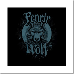 Fenrir Wolf Posters and Art